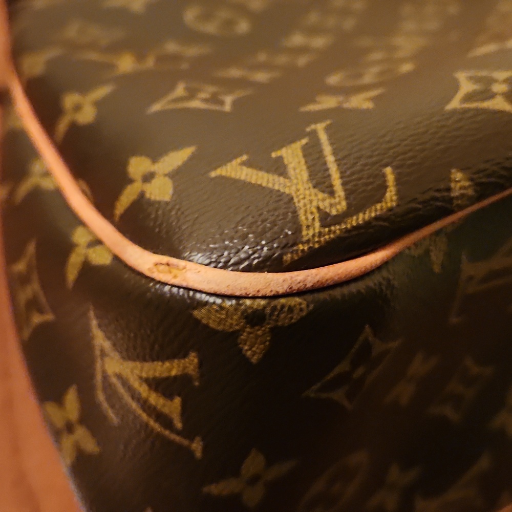 Louis Vuitton Brown Monogram Tote Bag - Picture 13 of 17